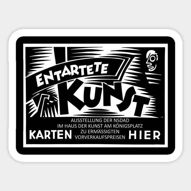 Kunst Degenerate Art Show Sticker by Evan Derian